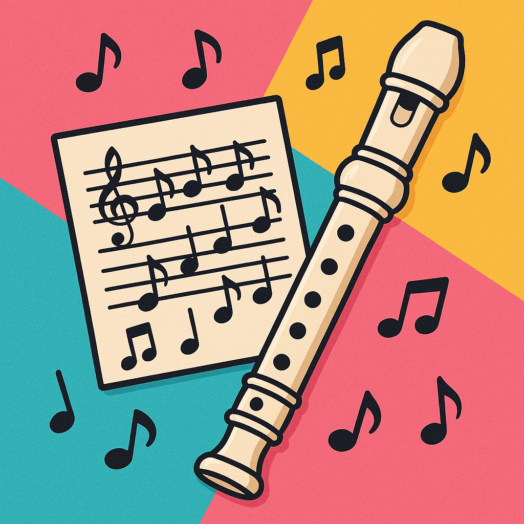 سفر به دنیای موسیقی: آشنایی با کلاس فلوت ریکوردر در دبستان پردیس فرشته