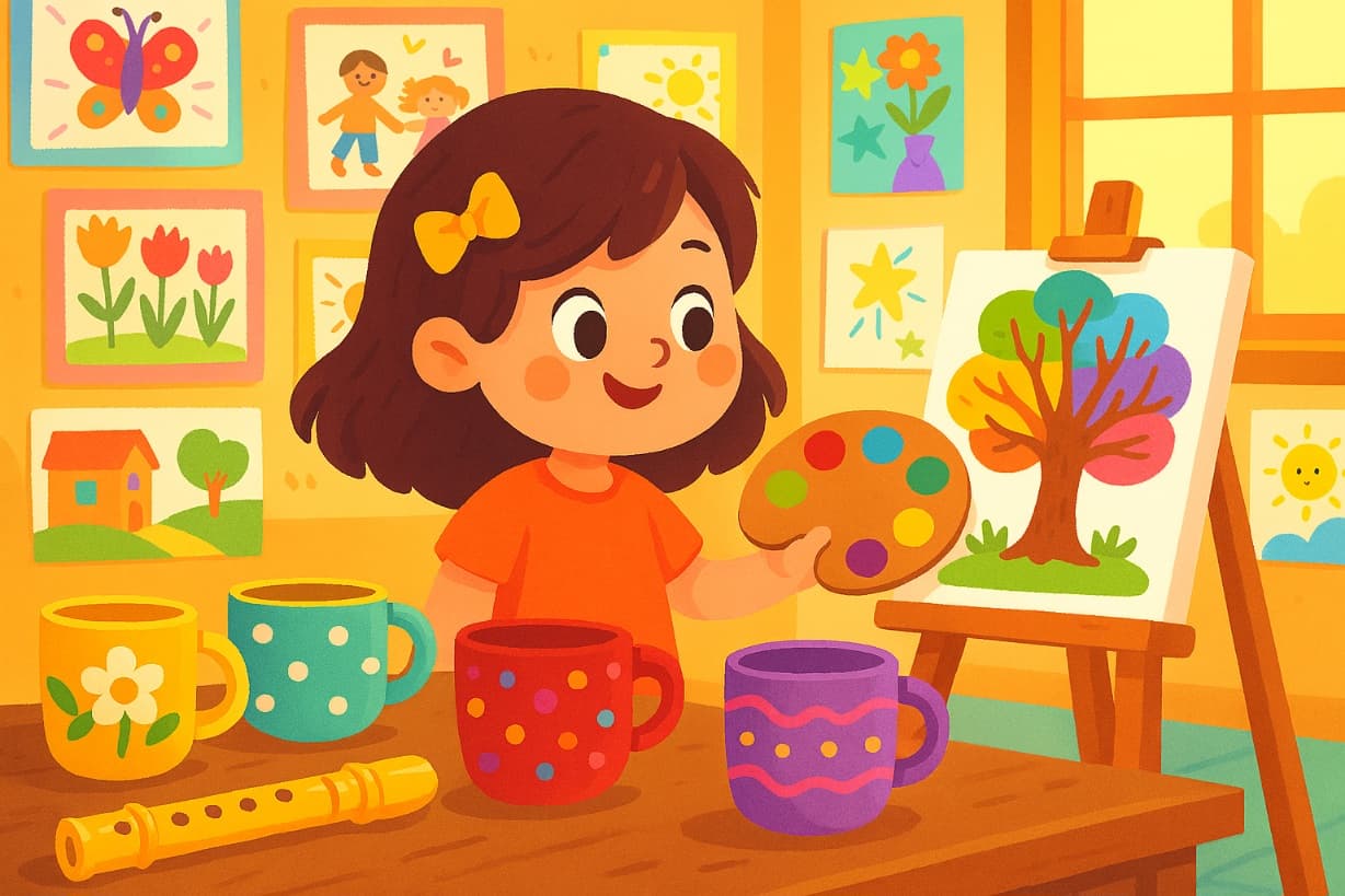 هنر در دبستان پردیس فرشته؛ از کشف استعداد تا پرورش خلاقیت