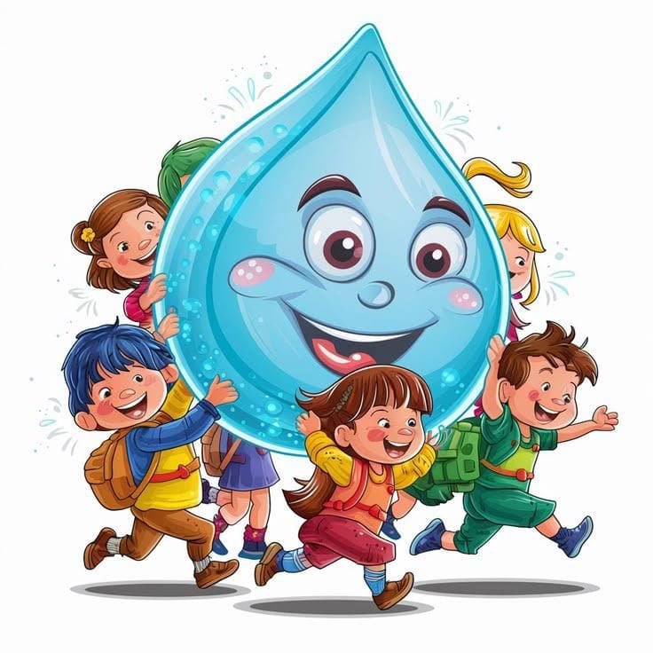 جشن آب – کلاس اولیهای دبستان غیر دولتی پردیس فرشته